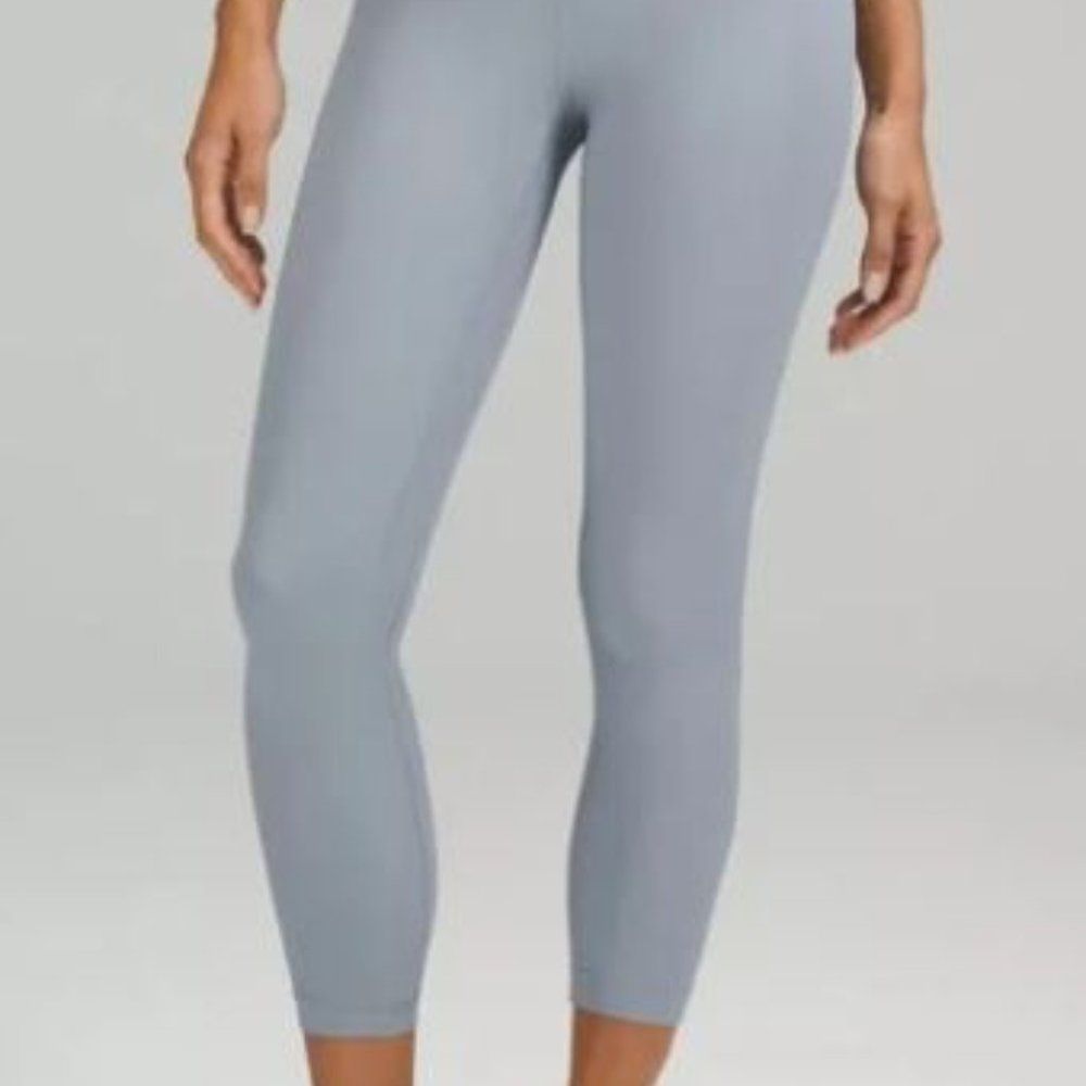 NWT lululemon Wunder Train HR Tight 28" Chambray Blue - Picture 3 of 5